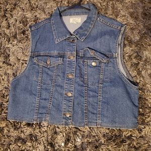 Denim vest